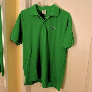 VINTAGE LACOSTE Polo Shirt Size 8 U.S. XXXL Short Sleeve Green